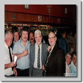 Don Mackinder, John Bennett, Cyril Pickett, Ray Chauda, ?, Buster, seated is Henry Anton